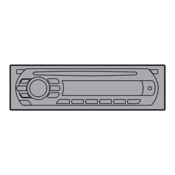 Sony CDX-GT11W Operating Instructions Manual