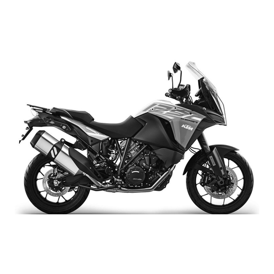 KTM 1290 Super Adventure S 2017 Owner's Manual