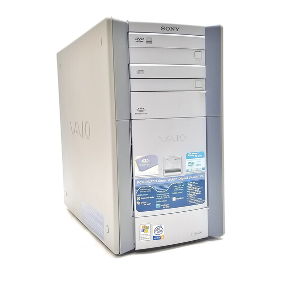 Sony PCV-RX753 Specifications