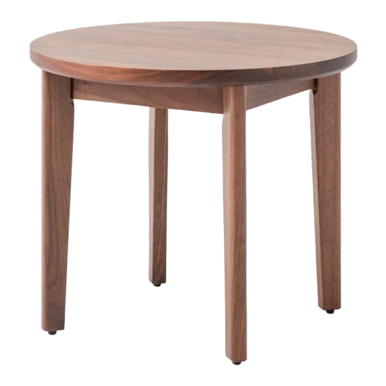 Tuft & Needle Everywhere End Table Care & Assembly Instructions