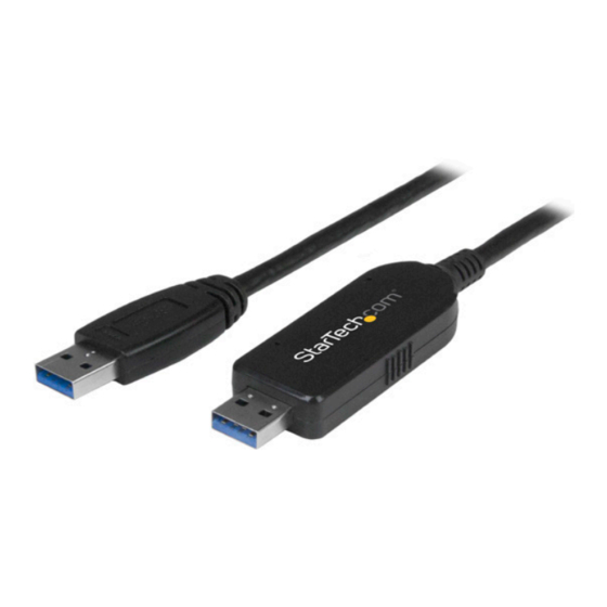 StarTech.com USB3LINK Instruction Manual