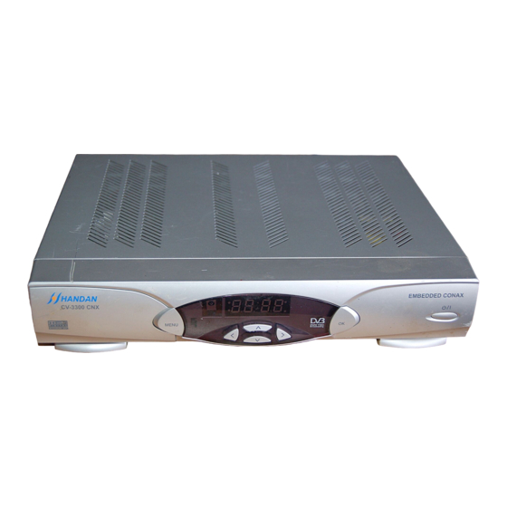 HANDAN CV-3300 CNX DVD Player Manuals