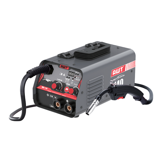 User Manuals: AWT MIG-140 MIG Welder
