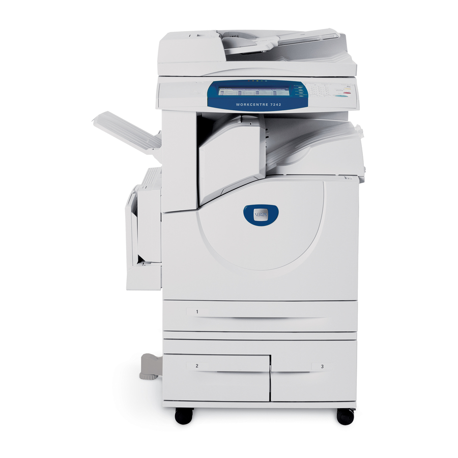 Xerox WorkCentre 7232 Quick Network Setup Manual