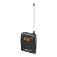 SENNHEISER evolution wireless G3 system Instruction Manual