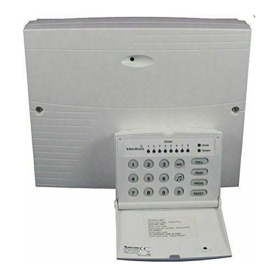 Texecom Veritas R8 Plus Control Panel User Manual 