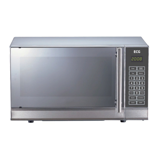 User Manuals: ECG MTD 204 S Microwave Oven