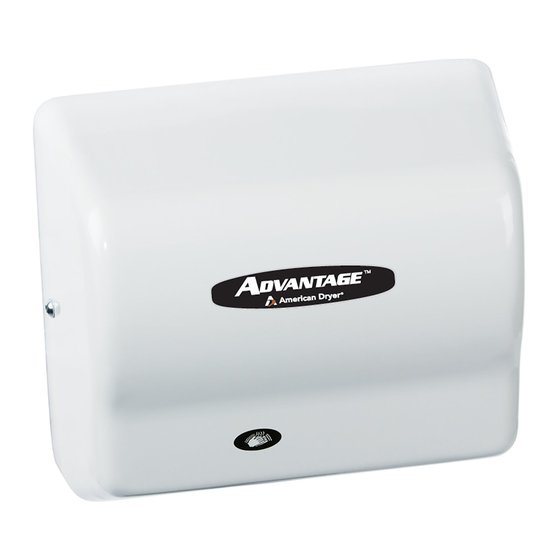 World Dryer Advantage Series Owner's Manual