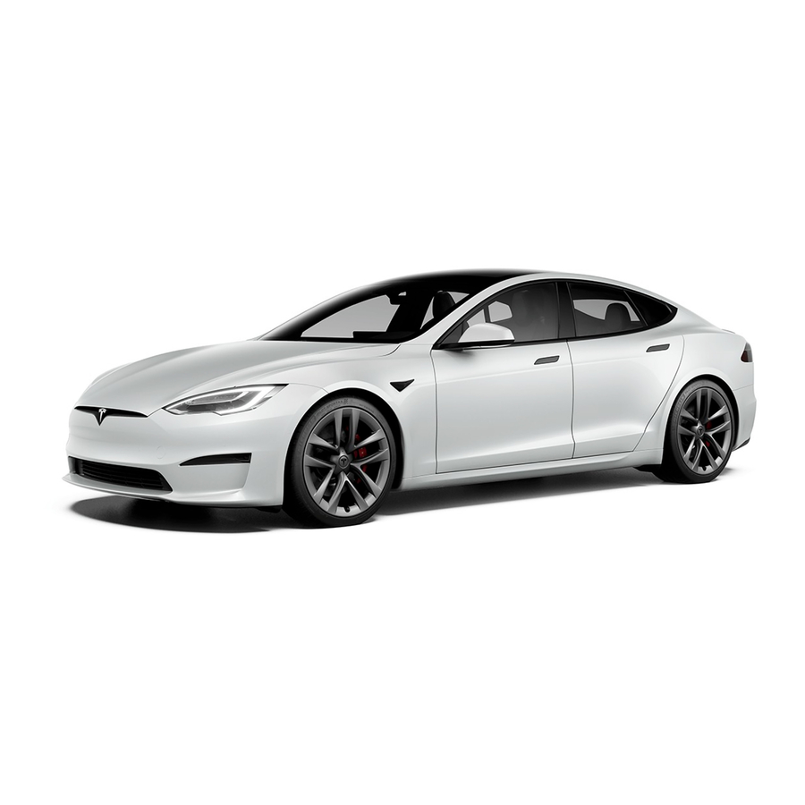 Tesla MODEL S Roadside Assistance Manual