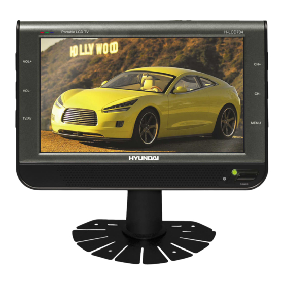 Hyundai H-LCD704 Instruction Manual