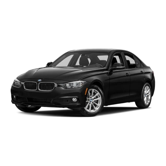 BMW 3 2018 Series Instruction Card