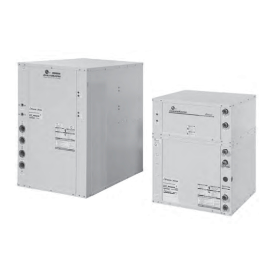 ClimateMaster Genesis Series Installation Operation & Maintenance