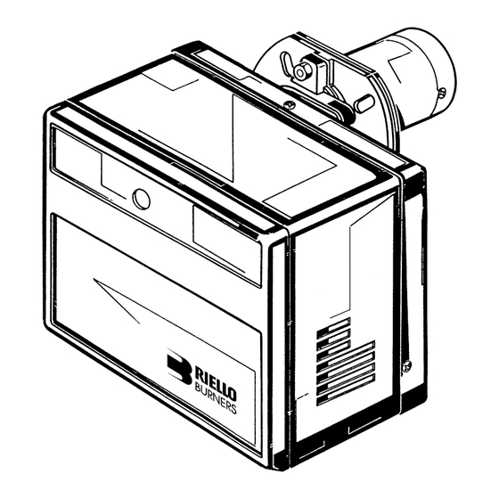 Riello 40 BIO Installation, Use And Maintenance Instructions