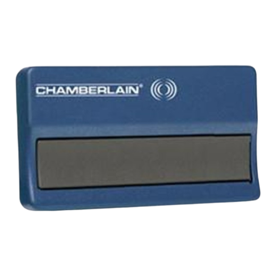Chamberlain POWER DRIVE Whisper Drive 950CD Owner's Manual