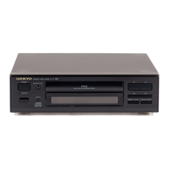 Onkyo C-711 Instruction Manual
