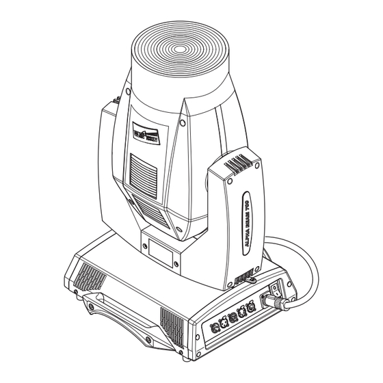 Clay Paky ALPHA BEAM 700 Instruction Manual