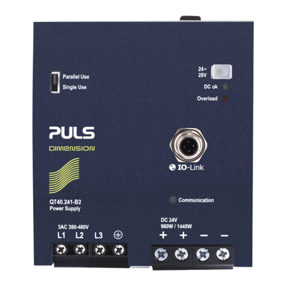 Puls QT40.241-B2 Installation Manual