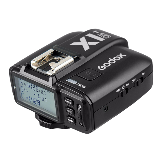 Godox X1T-O Instruction Manual