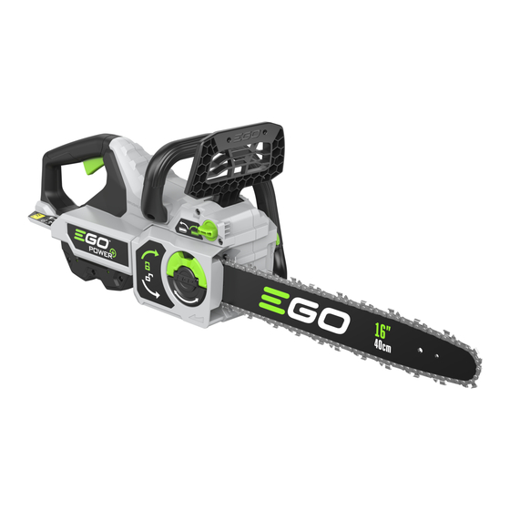 Ego Power+ CS1614E Manual