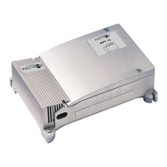 Polytron AVC 1 Q Operating Manual