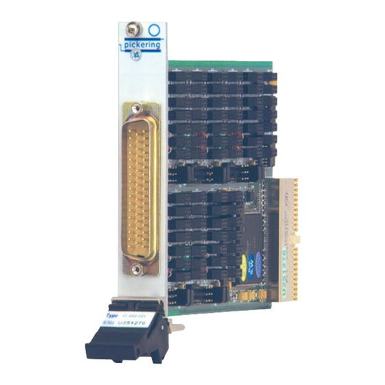 Pickering Pxi 41-660 User Manual