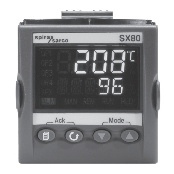 Spirax Sarco SX80 Installation And Maintenance Instructions Manual
