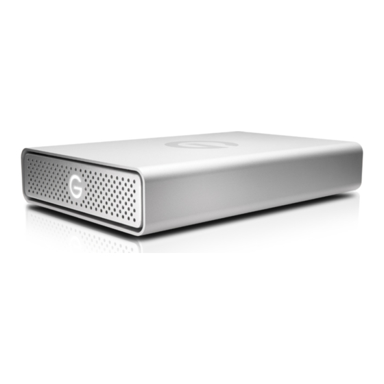 G-Technology G-DRIVE USB Product Manual