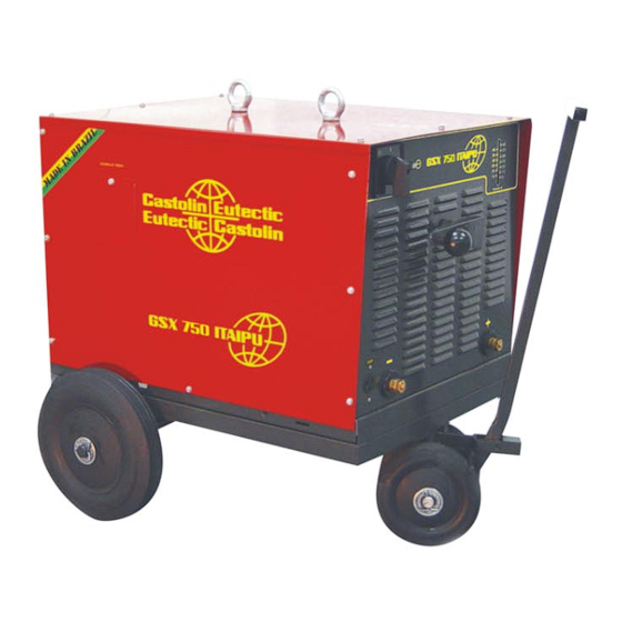 Eutectic Castolin GSX 750 ITAIPU Operating Manual