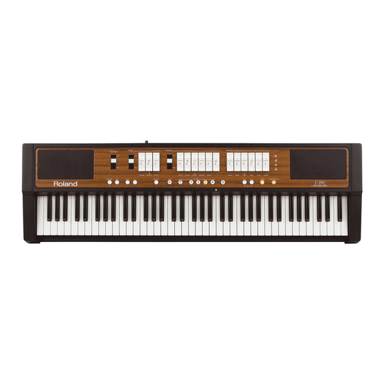Roland C-190 Owner's Manual