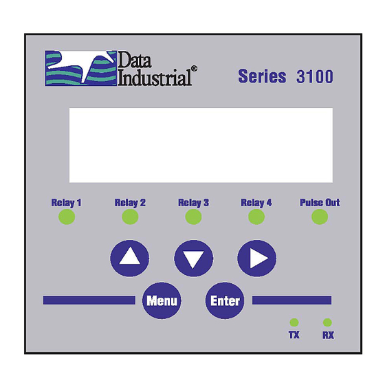 Badger Meter Data Industrial 3100 Series Manuals