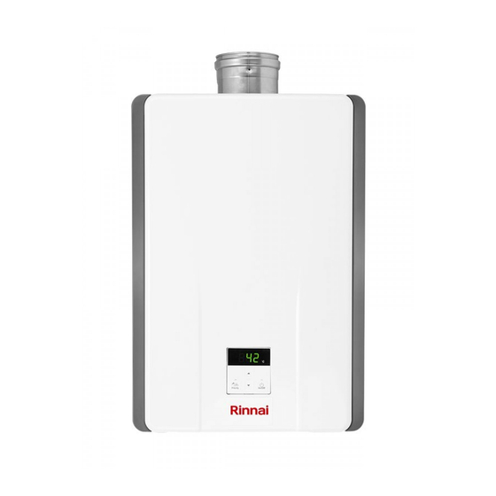 Rinnai One 11e Operation And Installation Manual