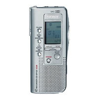 Sony ICD-BP120 - Ic Recorder Service Manual