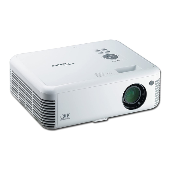 Optoma EX774N Quick Start Card