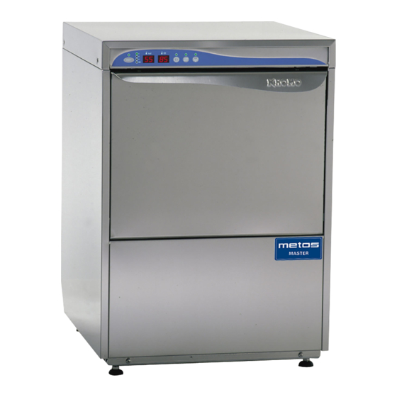 Metos Master AQUA 35 Instructions For Use And Maintenance Manual