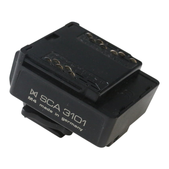 Metz Canon SCA 3101 M4 Manual