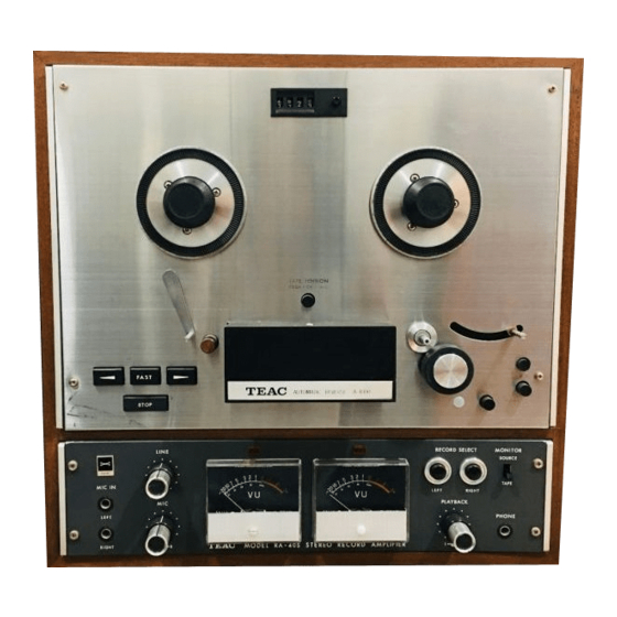 Teac A-4000 Service Manual