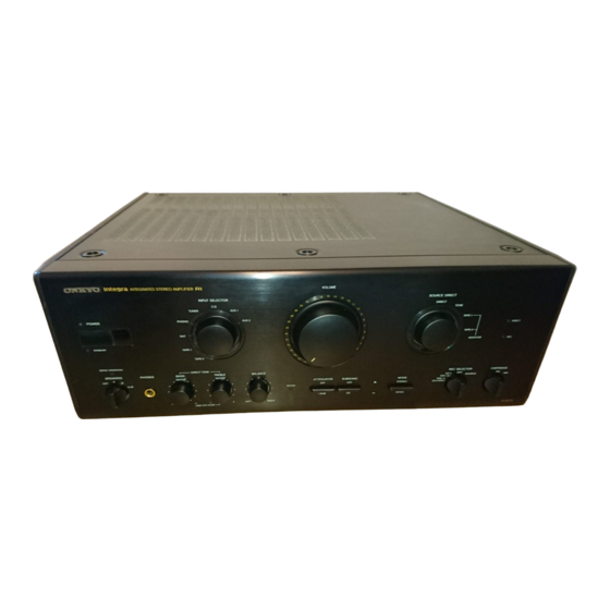 Onkyo A-8870 Instructions For Use Manual