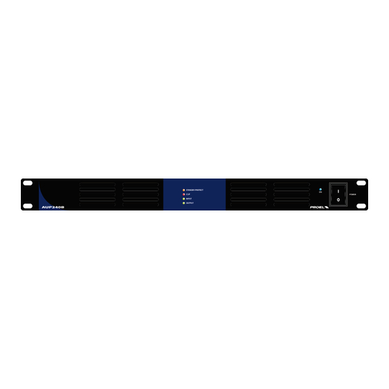 PROEL AUP240B Manuals
