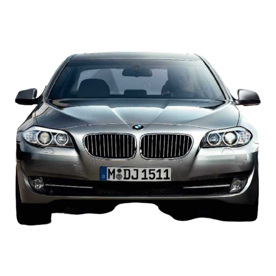 BMW 5 series Owner's Manual