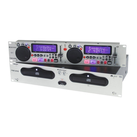 Omnitronic CDP-600 User Manual
