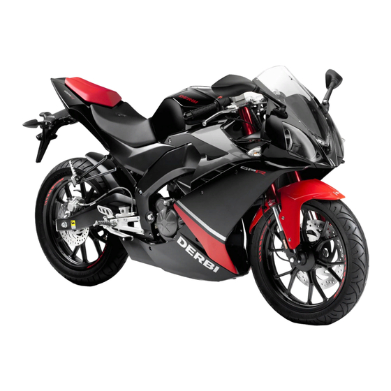 Derbi GPR 125 4T Owner's Handbook Manual