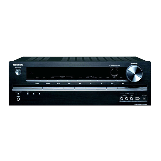 Onkyo HT-R592 Service Manual