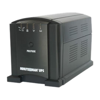 Minuteman PRO1100E User Manual
