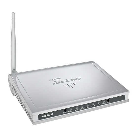 AirLive Air3G II Manual