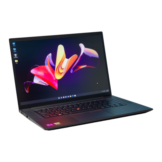 Lenovo ThinkPad Hardware Maintenance Manual