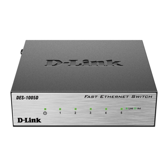 D-Link DES-1005D User Manual