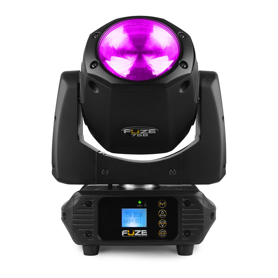 Beamz professional Fuze 75B Beam User Manual
