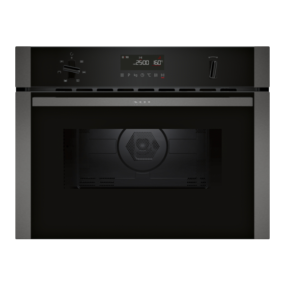NEFF C1CMG84 Series User Manual And Installation Instructions