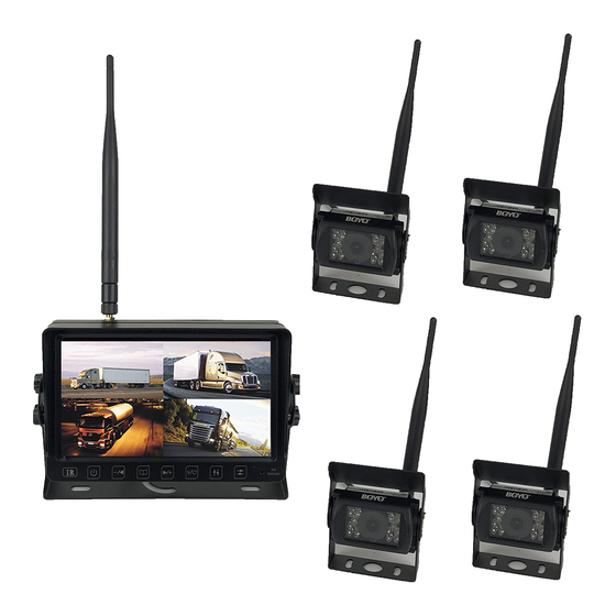 Boyo VTC703AHD Backup Camera System Manuals