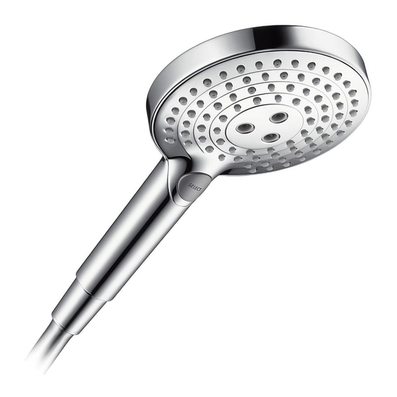 Hans Grohe Raindance Select S 150 28587 Series Assembly Instructions
